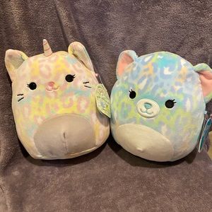 Squishmallow cheetah set
